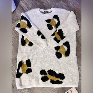 Cheetah print sweater